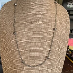 Sarah Coventry Silver and White Earrings